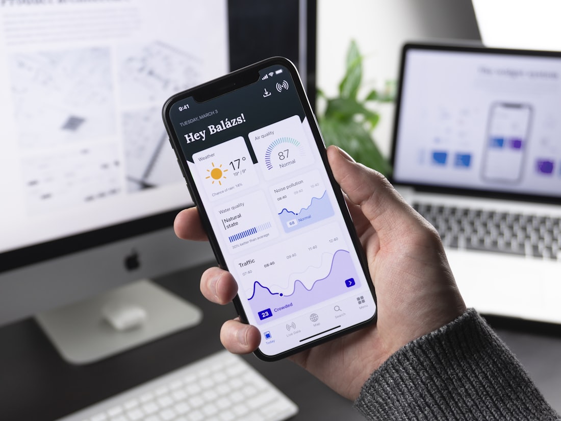 App med dashboard i mobilen